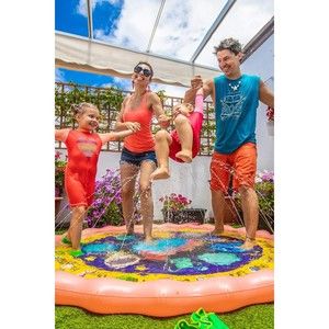 Splash Pad 76.8" Water Sprinkler Play Mat Kids & Dogs Wading Pool NEW